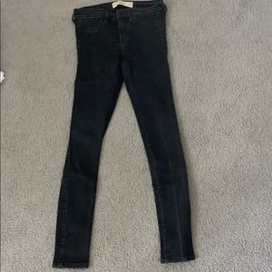 Girls Black Hollister Jeans